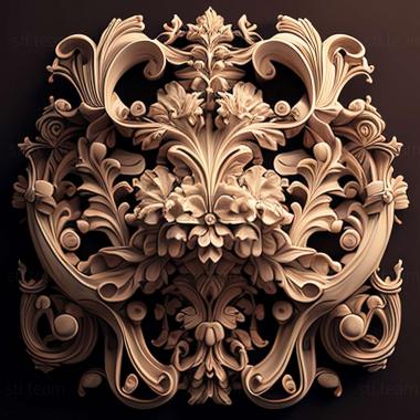 3D model rococo (STL)